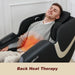 GFD Home - BOSSCARE Massage Chair Recliner with Zero Gravity Airbag Massage Bluetooth Speaker Foot Roller Black - GreatFurnitureDeal