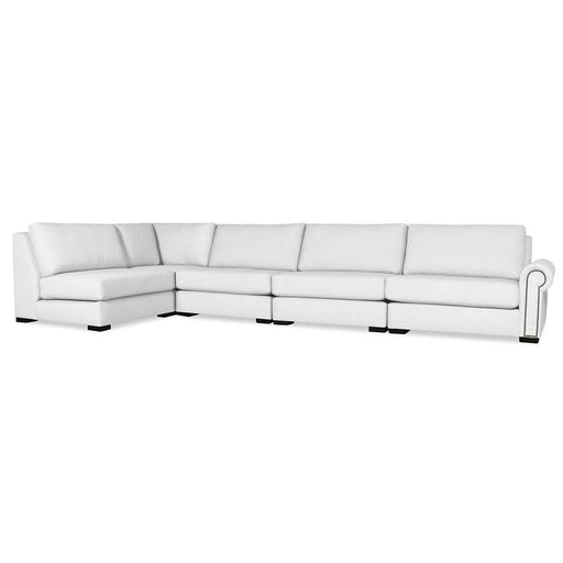 Nativa Interiors - Sylviane Modular L-Shaped Sectional Right Arm Facing 159" Off White - SEC-SYLV-CL-UL3-5PC-PF-WHITE - GreatFurnitureDeal