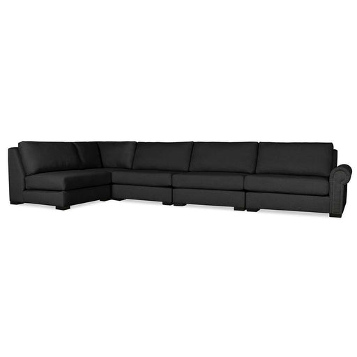Nativa Interiors - Sylviane Modular L-Shaped Sectional Right Arm Facing 166" Off White - SEC-SYLV-DP-UL3-5PC-PF-WHITE - GreatFurnitureDeal