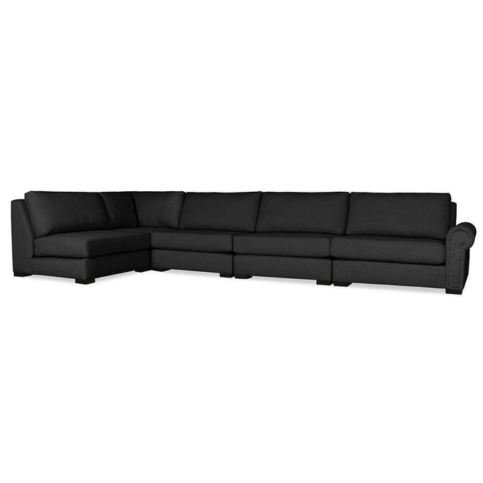 Nativa Interiors - Sylviane Modular L-Shaped Sectional Right Arm Facing 159" Off White - SEC-SYLV-CL-UL3-5PC-PF-WHITE - GreatFurnitureDeal