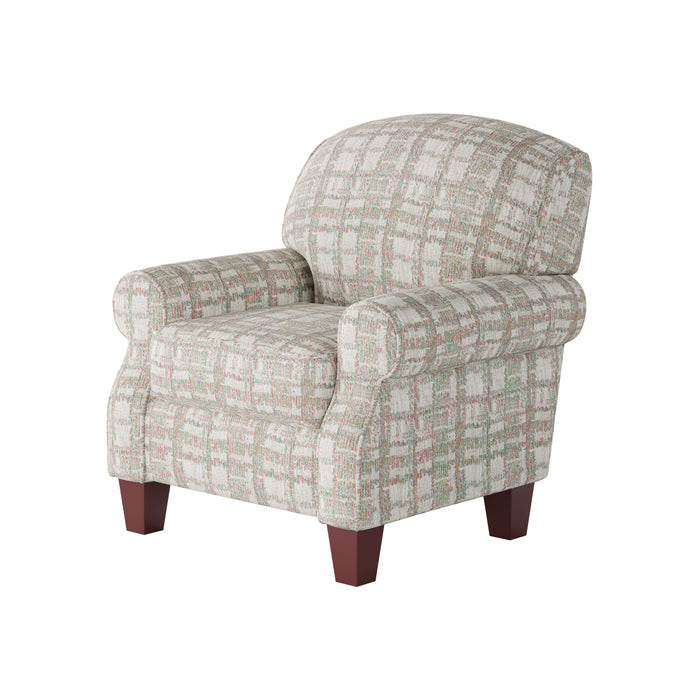 Southern Home Furnishings - Greenwich Pastel Accent Chair in Cream - 532-C Greenwich Pastel - GreatFurnitureDeal