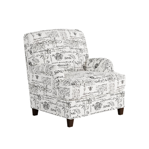 Southern Home Furnishings - Francaise Ebony Accent Chair in Multi - 01-02-C Francaise Ebony - GreatFurnitureDeal