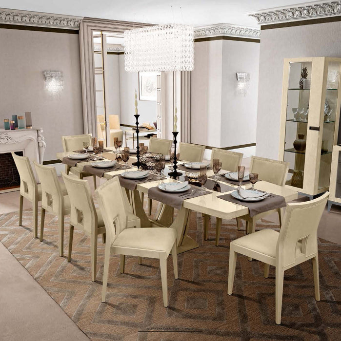 ESF Furniture - Ambra 5 Piece Dining Room Set w-1ext - AMBRATABLE-5SET