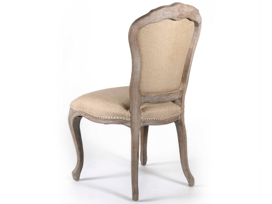 Zentique - Lyon Hemp Linen Side Dining Chair - CFH113 E272 H009 - GreatFurnitureDeal