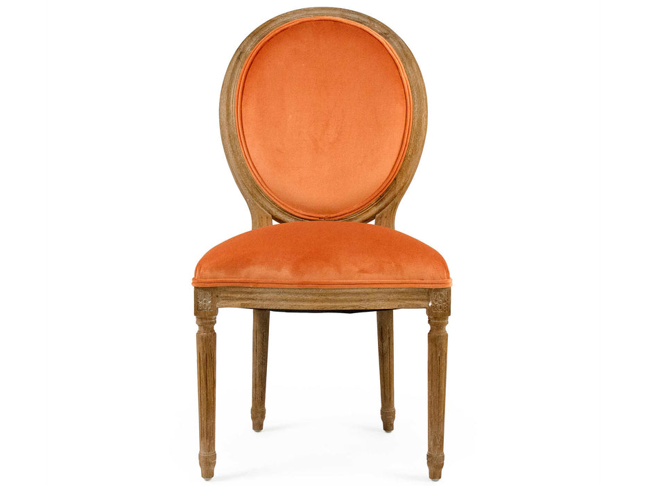 Zentique - Medallion Clementine Velvet Side Dining Chair - B004 E272 11505 - GreatFurnitureDeal