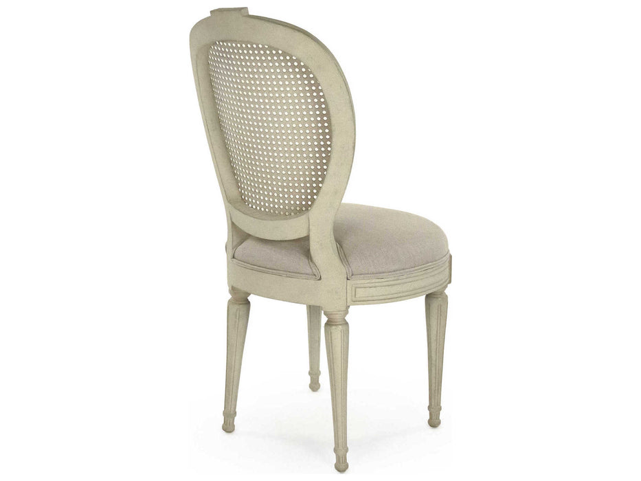 Zentique -  Aimee Linen Side Dining Chair- LI-SH14-22-87 - GreatFurnitureDeal
