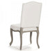 Zentique -  Cathy White Linen Side Dining Chair- LI-SH8-22-15-2 - GreatFurnitureDeal