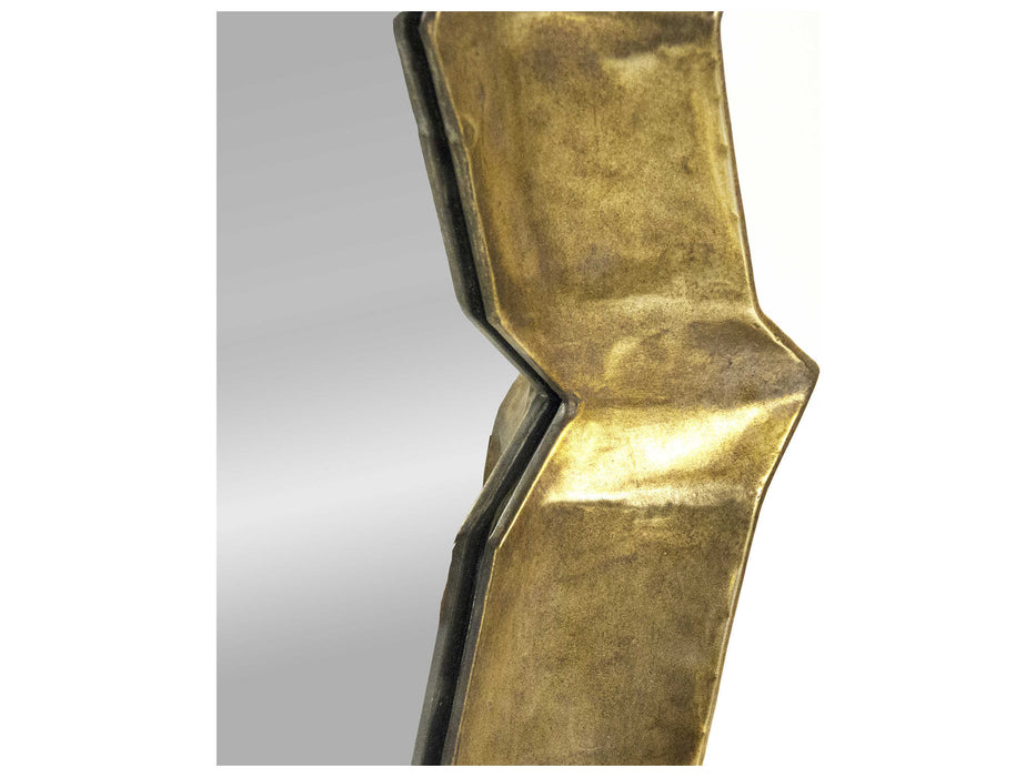 Zentique -Elisha Distressed Gold 53'' Wide Wall Mirror - EZT142322