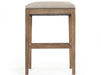 Zentique -Cora Oatmeal Polyester Side Bar Height Stool - CFH403 Bar E272 C053 - GreatFurnitureDeal