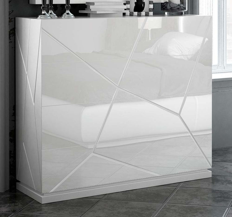 ESF Furniture - KIU Single Dressers in White - KIUSINGLEDRESSER
