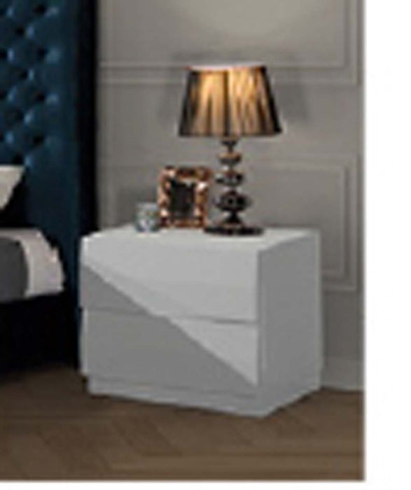 ESF Furniture - Leonor 5 Piece King Storage Bedroom Set in Blue  - LEONORBEDKSBLUE-STORAGE-5SET - GreatFurnitureDeal