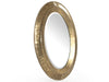 Zentique - Jenna Distressed Gold 31''W x 42''H Oval Wall Mirror - ELT150279 - GreatFurnitureDeal