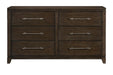 Homelegance - Griggs Dresser in Dark Brown - 1669-5 - GreatFurnitureDeal