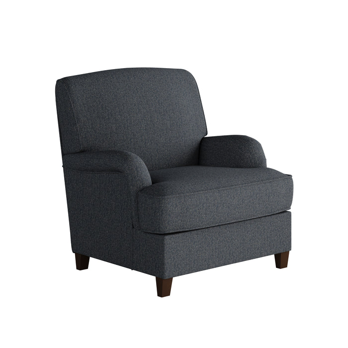 Southern Home Furnishings - Truth or Dare Navy Accent Chair in Blue - 01-02-C Truth or Dare Navy