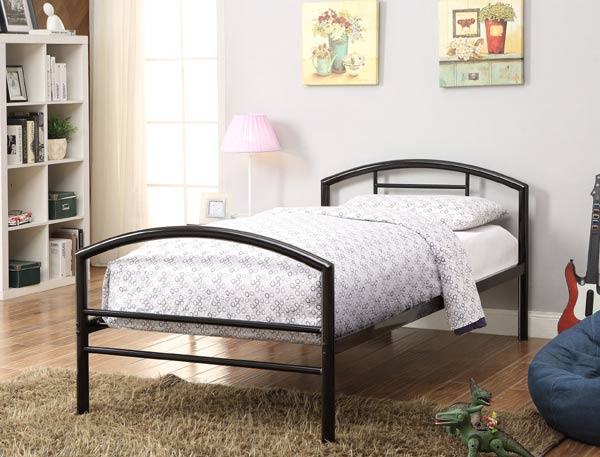Coaster Furniture - Baines Black Twin Panel Bed - 400157T