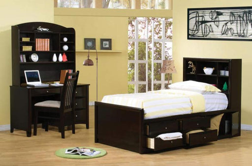 Coaster Furniture - Phoenix Twin Bed in Cappuccino - 400180T
