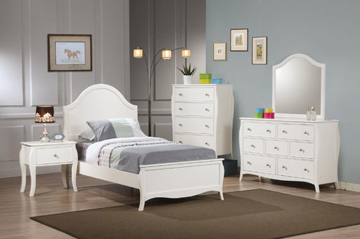 Coaster Furniture - Dominique Youth 3 Piece Twin Panel Bedroom Set - 400561T-3SET - GreatFurnitureDeal