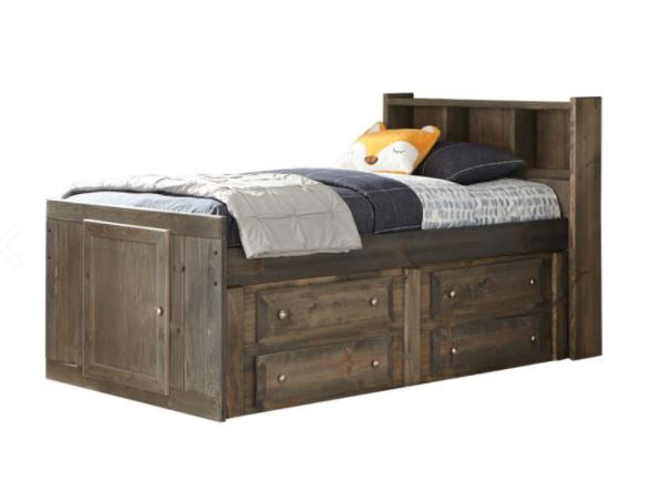 Coaster Furniture - Wrangle Hill Twin Size Storage Bed in Gun Smoke - 400839T