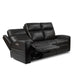 GFD House - Caleb Triple Power Sofa | Top Grain Leather | Lumbar Support | Adjustable Headrest | Storage Side Pocket | USB & Type C Charger Port - Middle Seat Armless Chair with triple power as Left/Right Arm rec - GreatFurnitureDeal