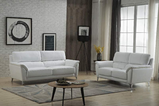 ESF Furniture - Extravaganza 406 2 Piece Sofa Set in White - 406-2SET