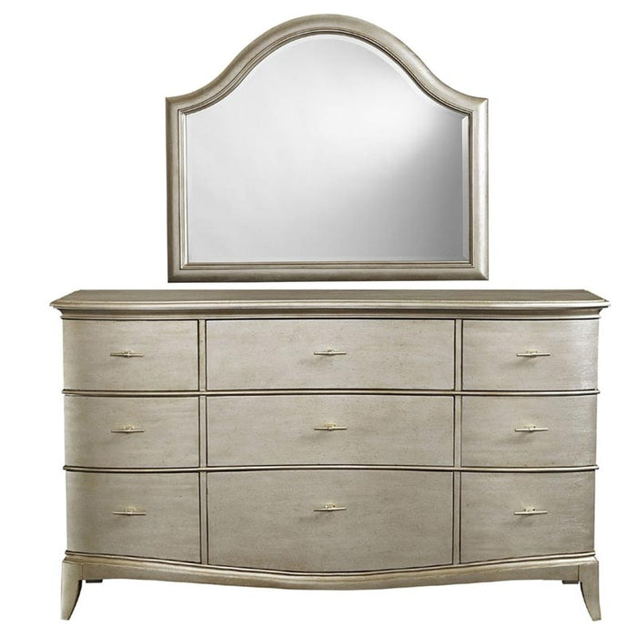 ART Furniture - Starlite - Dresser and Arched Mirror - 406130-406120-2227 - GreatFurnitureDeal