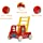 Red Aircraft Wooden Baby Push Walker - 2-in-1 Toddler Push & Pull Toys Learning Walker Stroller Walker with Wheels for Baby Girls Boys 1-3 Years Old - GreatFurnitureDeal