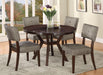 Acme Furniture - Drake Dining Set in Espresso (Table and 4 Chairs) -  AF-16250/16252