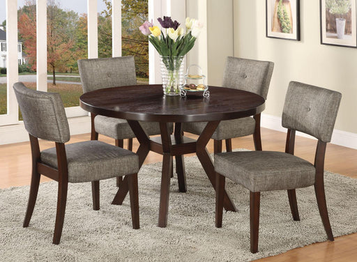 Acme Furniture - Drake Dining Set in Espresso (Table and 4 Chairs) -  AF-16250-16252 - GreatFurnitureDeal