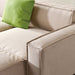 GFD Home - Modular U Shape Sectional Fabric Sofa (Beige) - GreatFurnitureDeal