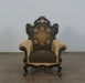 European Furniture - Emperador Chair in Black Gold - 42037-C - GreatFurnitureDeal