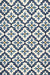 KAS Oriental Rugs - Harbor Ivory-Blue Mosaic Area Rugs - KAS4210 - GreatFurnitureDeal