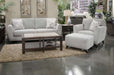 Jackson Furniture - Alyssa Chair with Ottoman in Pebble - 4215-CO-PEBBLE-2SET - GreatFurnitureDeal