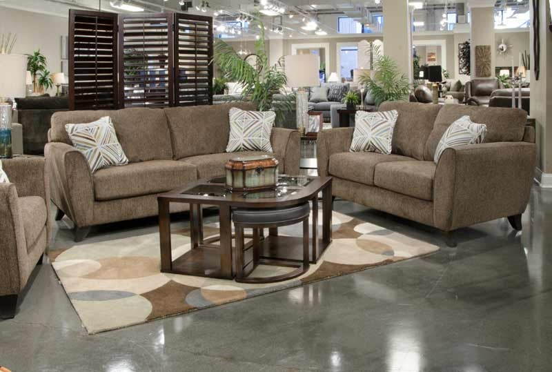 Jackson Furniture - Alyssa 3 Piece Living Room Set in Latte - 4215-SLC-LATTE-3SET - Room View