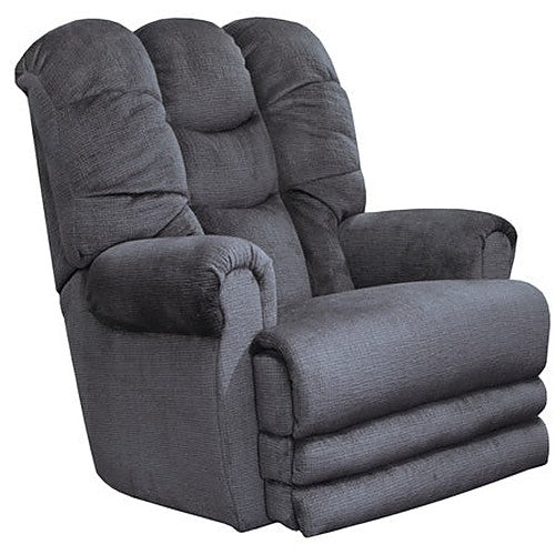 Catnapper - Malone Power Lay Flat Recliner with Extended Ottoman in Ink - 64257-7-INK - GreatFurnitureDeal