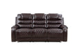 GFD Home - Tennessee Power Reclining 3 Pc Sofa Set in Espresso - GreatFurnitureDeal