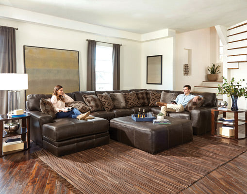 Jackson Furniture - Denali 3 Piece Sectional Sofa in Chocolate - 4378-72-75-30-CHOCOLATE - GreatFurnitureDeal