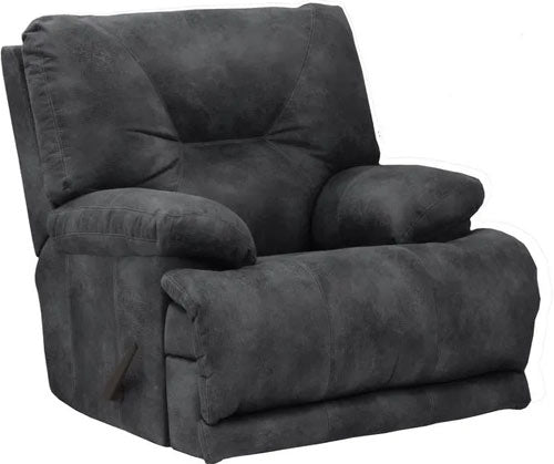 Catnapper - Malone Power Lay Flat Recliner with Extended Ottoman in Vino - 64257-7-VINO