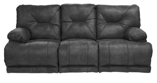 Catnapper - Voyager Power Lay Flat Reclining Sofa w-3x Recliner & Drop Down Table in Slate - 643845-SLATE - GreatFurnitureDeal