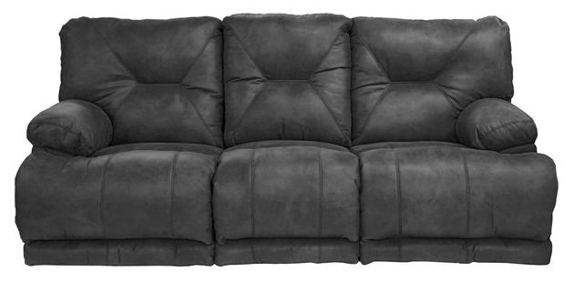 Catnapper - Voyager 2 Piece Lay Flat Reclining Sofa Set in Slate - 43845-SLATE-2SET