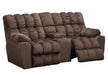 Franklin Furniture - Brayden Reclining Console Loveseat w/Storage in Alibaba Umber - 44034-ALIBABA UMBER