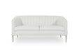 Moroni - Pearl 2 Piece Living Room Set in Snow - 44103BS1296-2SET - GreatFurnitureDeal