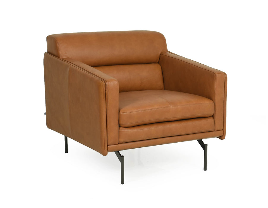 Moroni - McCoy Full Leather Chair in Tan - 44201BS1961 - GreatFurnitureDeal