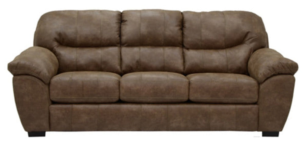Jackson Furniture - Grant Bonded Leather Sofa in Silt - 4453-03-SILT - GreatFurnitureDeal