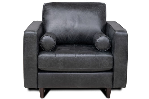 Mariano Italian Leather Furniture - Sabrina Chair - Sabrina-BL-C - GreatFurnitureDeal