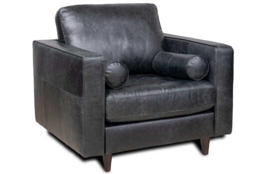 Mariano Italian Leather Furniture - Sabrina Chair - Sabrina-BL-C - GreatFurnitureDeal