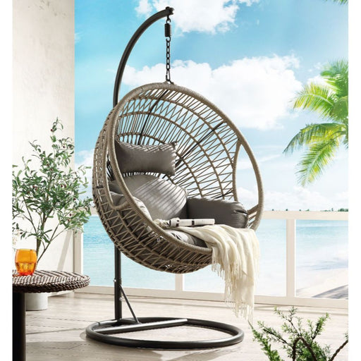 Acme Furniture - Vasant Patio Swing Chair with Stand - 45088KIT - GreatFurnitureDeal