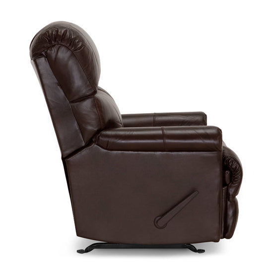 Franklin Furniture - Captain Leather Rocker Recliner in Java - 4533-JAVA - GreatFurnitureDeal
