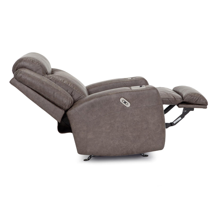 Franklin Furniture - 4541 Edison Power Rocker Recliner w-Wireless Charging Slot, Cupholder & USB in Holster Cappuccino - 4541 CAPPUCCINO