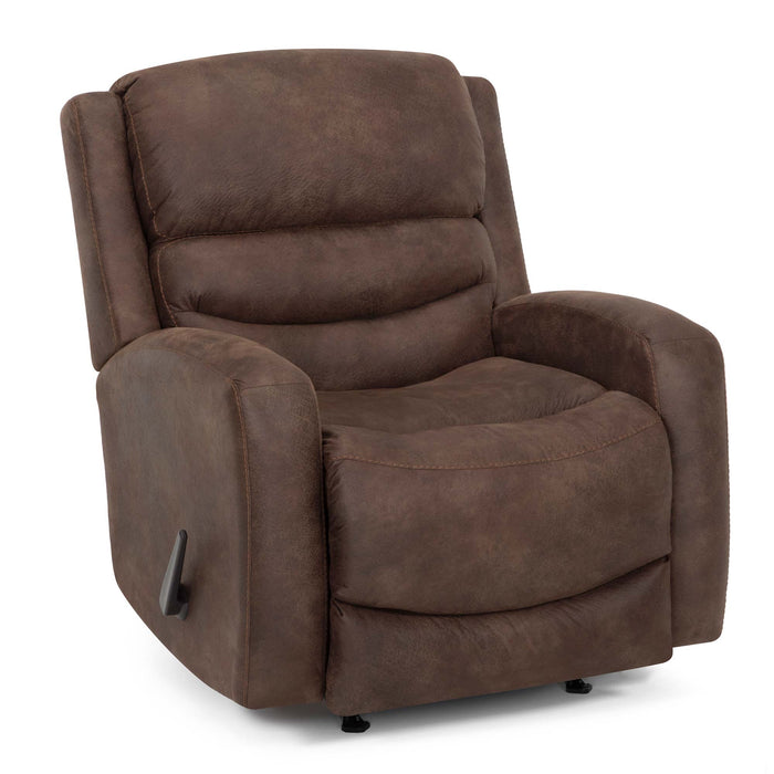Franklin Furniture - 4554 Halston Rocker Recliner in Wimberley Shiitake - 4554 SHIITAKE