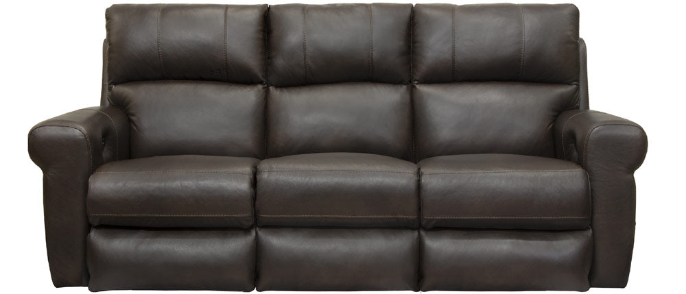 Catnapper - Torretta 2 Piece Power Lay Flat Reclining Sofa Set in Chocolate - 64571-72-CHOCOLATE